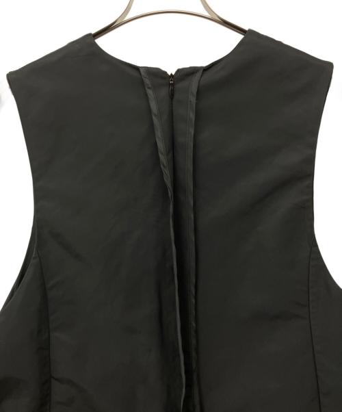machatt（マチャット）machatt (マチャット) ナイロンツイルドレス ブラック サイズ:FREEの古着・服飾アイテム