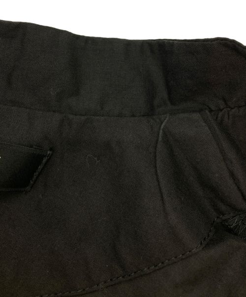 mizuiro-ind（ミズイロインド）mizuiro-ind (ミズイロインド) ピンタックスタンドカラーワイドシャツ ブラック サイズ:　の古着・服飾アイテム