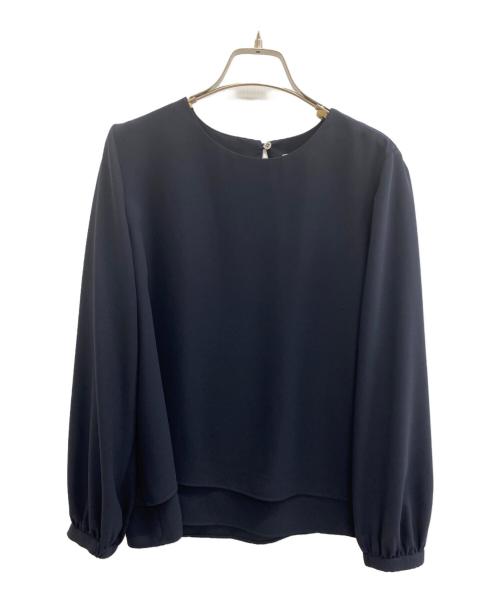 theory（セオリー）theory (セオリー) プルオーバーブラウス ネイビー サイズ:38の古着・服飾アイテム