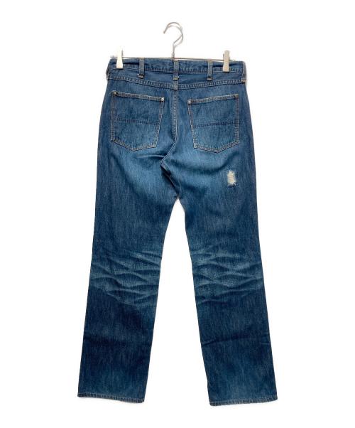 NUMBER (N)INE（ナンバーナイン）NUMBER (N)INE (ナンバーナイン) ダメージ加工デニムパンツ インディゴ サイズ:2の古着・服飾アイテム