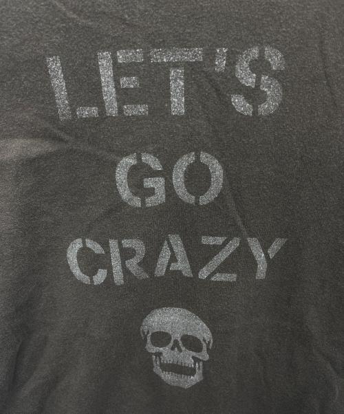 NUMBER (N)INE（ナンバーナイン）NUMBER (N)INE (ナンバーナイン) ダメージ加工スカルTシャツ ブラウン サイズ:2の古着・服飾アイテム