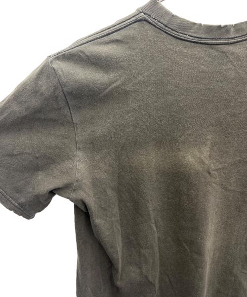 NUMBER (N)INE（ナンバーナイン）NUMBER (N)INE (ナンバーナイン) ダメージ加工スカルTシャツ ブラウン サイズ:2の古着・服飾アイテム