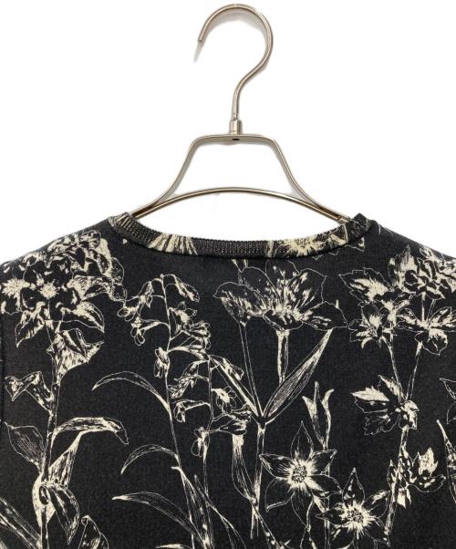 EPOCA（エポカ）EPOCA (エポカ) 花柄ノースリーブニット ブラック サイズ:SIZE 40の古着・服飾アイテム