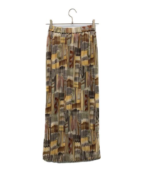 CREOLME（クレオルム）CREOLME (クレオルム) プリントスカート マルチカラー サイズ:Free 未使用品の古着・服飾アイテム