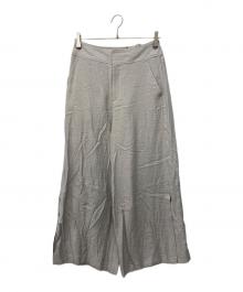 Noble（ノーブル）の古着「ファジーリネンサスペンダー2wayパンツ」｜ライトグレー