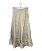 DEUXIEME CLASSEドゥーズィエム クラス）の古着「アササルファーゾメスカート」｜アイボリー