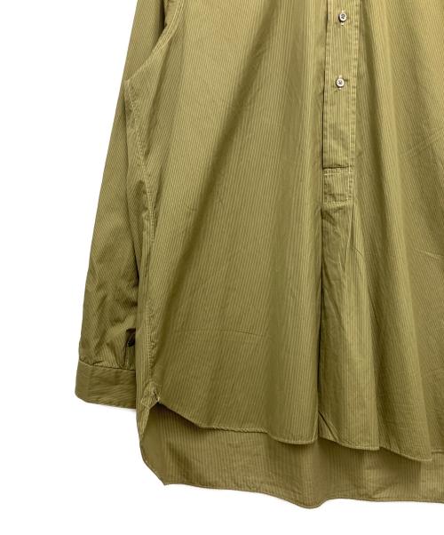 A.PRESSE（アプレッセ）A.PRESSE (アプレッセ) Pullover Collarless Shirt カーキ サイズ:2の古着・服飾アイテム