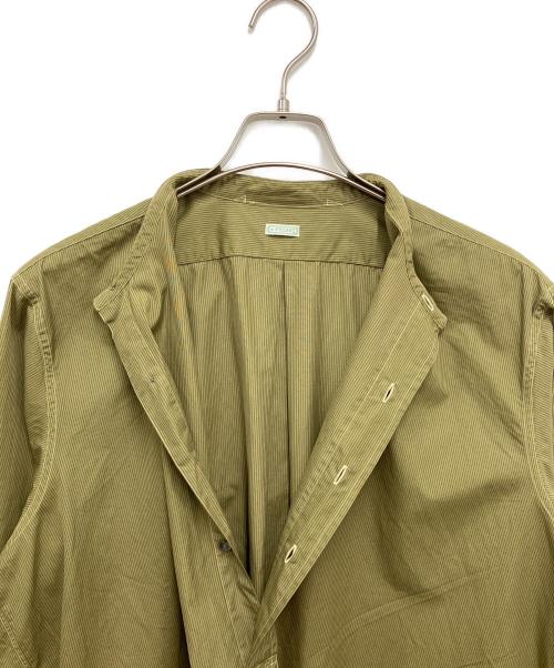 A.PRESSE（アプレッセ）A.PRESSE (アプレッセ) Pullover Collarless Shirt カーキ サイズ:2の古着・服飾アイテム