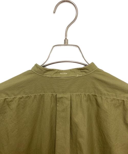 A.PRESSE（アプレッセ）A.PRESSE (アプレッセ) Pullover Collarless Shirt カーキ サイズ:2の古着・服飾アイテム