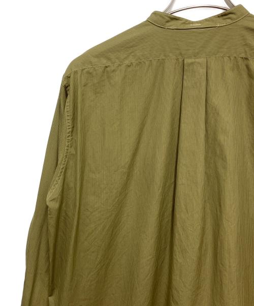 A.PRESSE（アプレッセ）A.PRESSE (アプレッセ) Pullover Collarless Shirt カーキ サイズ:2の古着・服飾アイテム