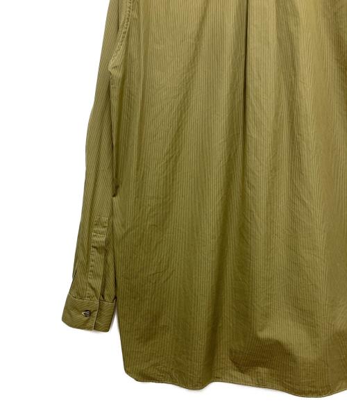 A.PRESSE（アプレッセ）A.PRESSE (アプレッセ) Pullover Collarless Shirt カーキ サイズ:2の古着・服飾アイテム