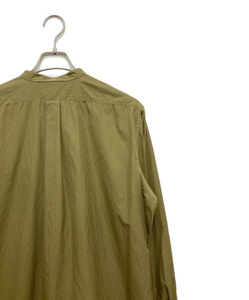 A.PRESSE（アプレッセ）A.PRESSE (アプレッセ) Pullover Collarless Shirt カーキ サイズ:2の古着・服飾アイテム