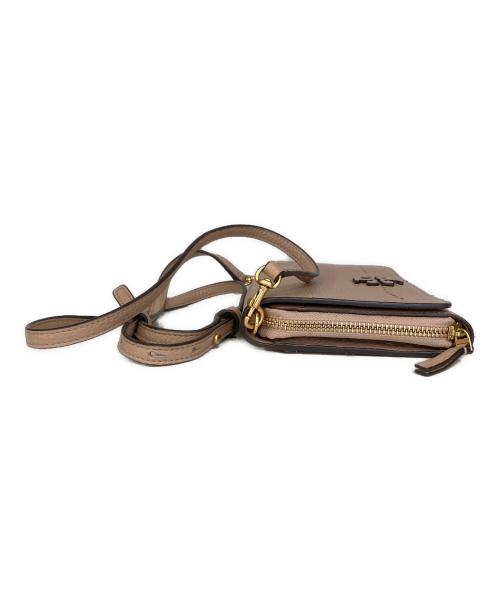 TORY BURCH（トリーバーチ）TORY BURCH (トリーバーチ) ショルダーウォレット ベージュの古着・服飾アイテム