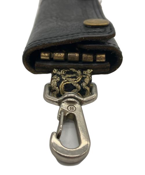 blackmeans（ブラックミーンズ）blackmeans (ブラックミーンズ) ロングウィップレザーキーケース ブラックの古着・服飾アイテム