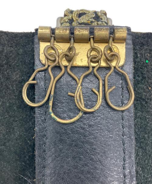 blackmeans（ブラックミーンズ）blackmeans (ブラックミーンズ) ロングウィップレザーキーケース ブラックの古着・服飾アイテム