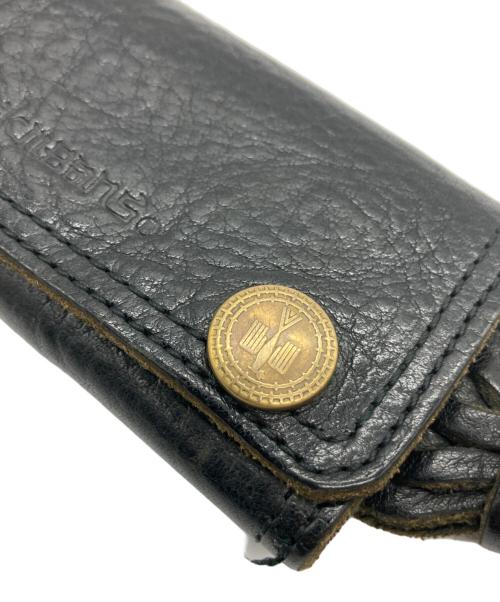 blackmeans（ブラックミーンズ）blackmeans (ブラックミーンズ) ロングウィップレザーキーケース ブラックの古着・服飾アイテム