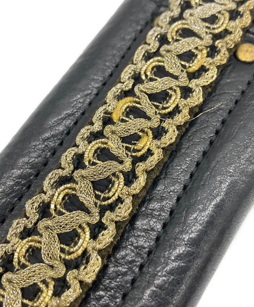 blackmeans（ブラックミーンズ）blackmeans (ブラックミーンズ) ロングウィップレザーキーケース ブラックの古着・服飾アイテム