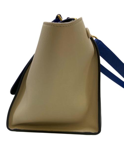 CELINE（セリーヌ）CELINE (セリーヌ) 2WAYバッグ ブルーの古着・服飾アイテム