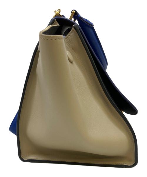 CELINE（セリーヌ）CELINE (セリーヌ) 2WAYバッグ ブルーの古着・服飾アイテム