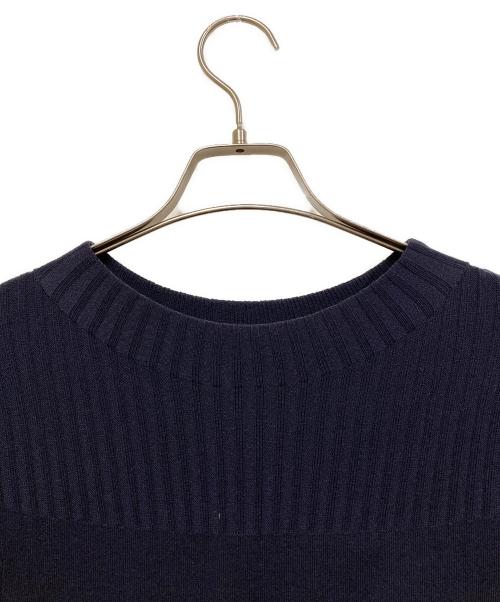 anuans（アニュアンス）anuans (アニュアンス) ボトルネックシアーニットワンピース ネイビー サイズ:SIZE Freeの古着・服飾アイテム