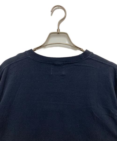 NOUNLESS（ナウンレス）NOUNLESS (ナウンレス) COLLEGE LOGO BIG TEE ネイビー サイズ:不明の古着・服飾アイテム