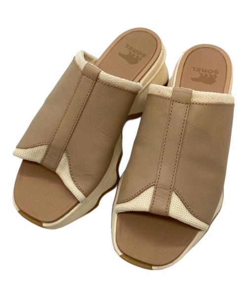 SOREL（ソレル）SOREL (ソレル) KINETIC IMPACT SLIDE HIGH SANDAL ベージュ サイズ:SIZE 24.5cmの古着・服飾アイテム