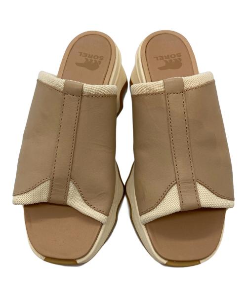 SOREL（ソレル）SOREL (ソレル) KINETIC IMPACT SLIDE HIGH SANDAL ベージュ サイズ:SIZE 24.5cmの古着・服飾アイテム