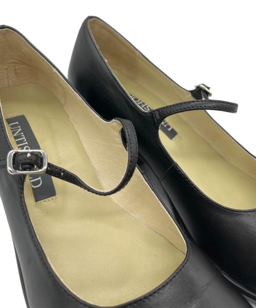 UNTISHOLD（アンチショルド）UNTISHOLD (アンチショルド) Jane ストラップパンプス ブラック サイズ:38の古着・服飾アイテム