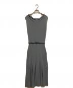 HER LIP TOハーリップトゥ）の古着「Drepe Neck Long Knit Dress」｜ブルー