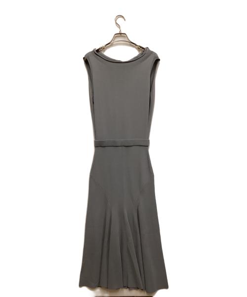 HER LIP TO（ハーリップトゥ）HER LIP TO (ハーリップトゥ) Drepe Neck Long Knit Dress ブルー サイズ:Sの古着・服飾アイテム