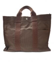 HERMES（エルメス）の古着「トートバッグ/エールラインGM」｜ブラウン