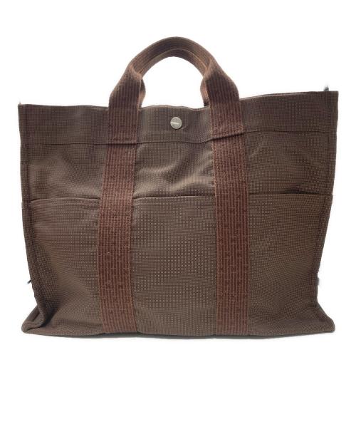 HERMES（エルメス）HERMES (エルメス) トートバッグ/エールラインGM ブラウンの古着・服飾アイテム