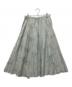 SLOW 23区 (スロー23ク) タイダイ柄フレアスカート ライトブルー サイズ:SIZE 38：3000円