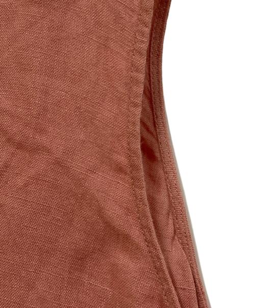 23区（ニジュウサンク）23区 (ニジュウサンク) LIBECO フレアワンピース ピンク サイズ:SIZE 38の古着・服飾アイテム