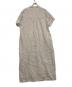 GALERIE VIE (ギャルリーヴィー) リネンポプリン サファリシャツワンピース ライトグレー サイズ:36：3500円
