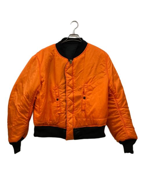 ALPHA（アルファ）ALPHA (アルファ) NEW YORK FILM ACADEMY MA-1ジャケット ブラック サイズ:XLの古着・服飾アイテム