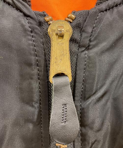 ALPHA（アルファ）ALPHA (アルファ) NEW YORK FILM ACADEMY MA-1ジャケット ブラック サイズ:XLの古着・服飾アイテム