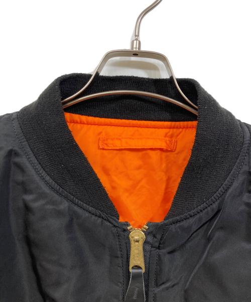 ALPHA（アルファ）ALPHA (アルファ) NEW YORK FILM ACADEMY MA-1ジャケット ブラック サイズ:XLの古着・服飾アイテム