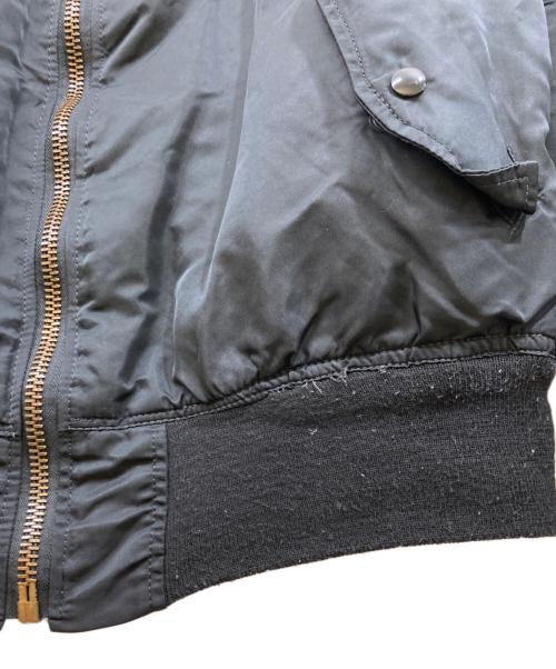 ALPHA（アルファ）ALPHA (アルファ) NEW YORK FILM ACADEMY MA-1ジャケット ブラック サイズ:XLの古着・服飾アイテム