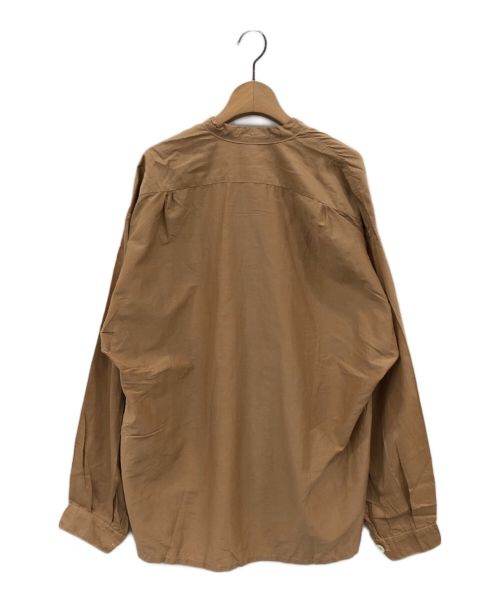 THE CIRCA BRAND（ザサーカブランド）THE CIRCA BRAND (ザサーカブランド) コットンシルクサックシャツ ベージュ サイズ:16 1/2の古着・服飾アイテム