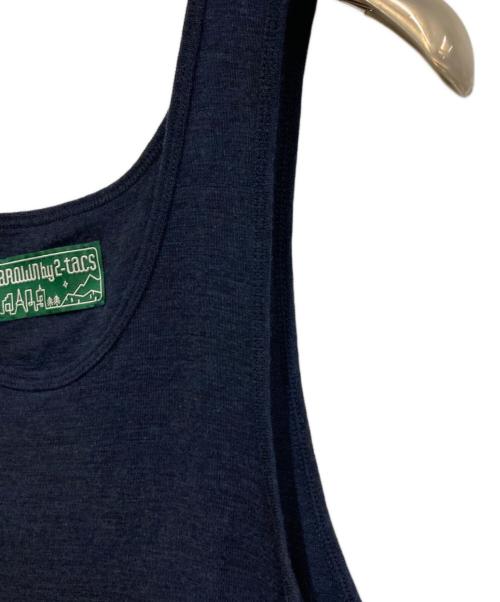 BROWN by 2-tacs（ブラウンバイツータックス）BROWN by 2-tacs (ブラウンバイツータックス) BAA TANK ネイビー サイズ:Lの古着・服飾アイテム