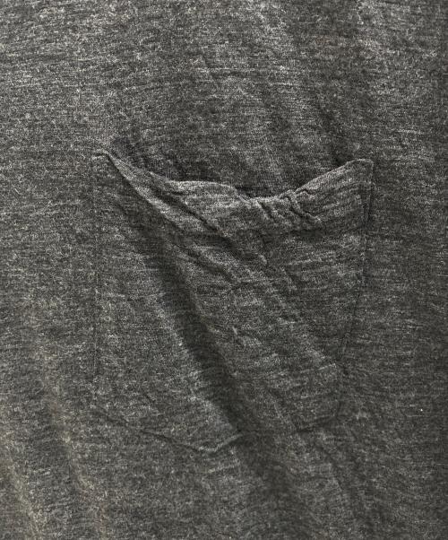 BROWN by 2-tacs（ブラウンバイツータックス）BROWN by 2-tacs (ブラウンバイツータックス) BAA#1 POCKET Tシャツ チャコールグレー サイズ:XLの古着・服飾アイテム
