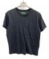 BROWN by 2-tacs（ブラウンバイツータックス）の古着「BAA#1 POCKET Tシャツ」｜チャコールグレー