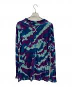 BROWN by 2-tacsブラウンバイツータックス）の古着「BAA CREW L/S Tシャツ」｜ネイビー