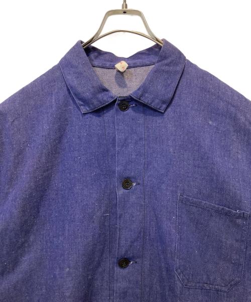 EURO VINTAGE（ユーロヴィンテージ）EURO VINTAGE (ユーロヴィンテージ) フレンチワークジャケット ネイビー サイズ:54の古着・服飾アイテム