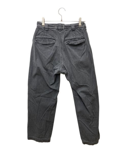 Oblada（オブラダ）Oblada (オブラダ) タックデニムパンツ ブラック サイズ:24の古着・服飾アイテム