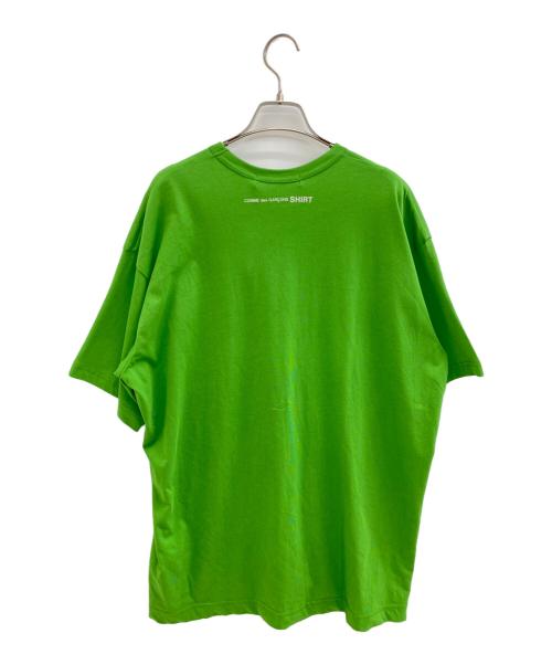 COMME des GARCONS SHIRT（コムデギャルソンシャツ）COMME des GARCONS SHIRT (コムデギャルソンシャツ) クルーネックTシャツ グリーン サイズ:S 未使用品の古着・服飾アイテム