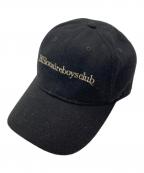BILLIONAIRE BOYS CLUBビリオネアボーイズクラブ）の古着「ロゴ刺繍キャップ」｜ブラック
