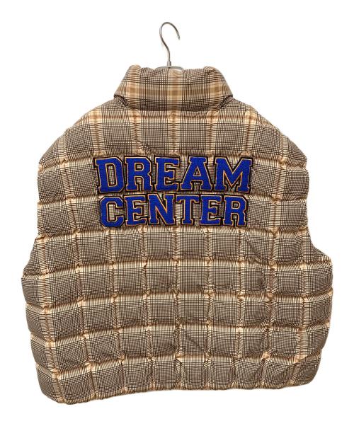 Liberal youth ministry（リベラルユースミニストリー）Liberal youth ministry (リベラルユースミニストリー) チェックパデッドベスト 7842257504 ベージュ サイズ:Lの古着・服飾アイテム