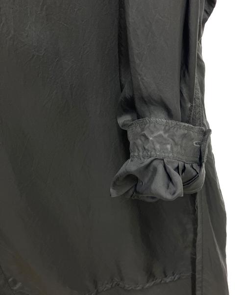 Y's BANG ON!（ワイズバングオン！）Y's BANG ON! (ワイズバングオン！) ロングキュプラシャツ ブラック サイズ:2の古着・服飾アイテム